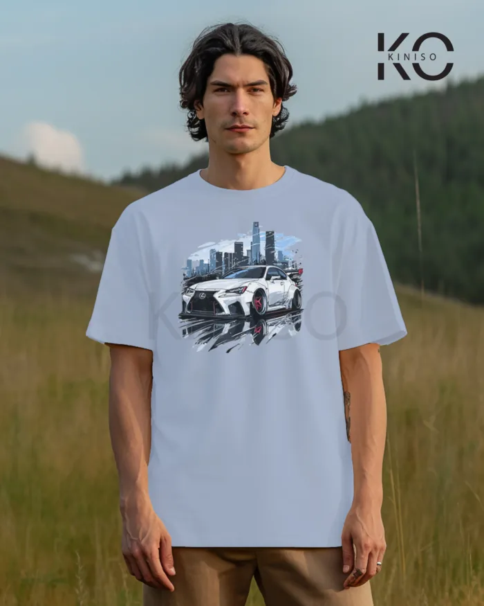 Car t shirt design for men with Lexus Luxury Racing Car Printed - Image 3
